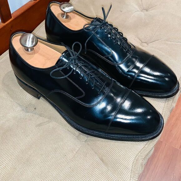 Johnston and Murphy Optima handcrafted Cap Toe Oxford. - Picture 4 of 14